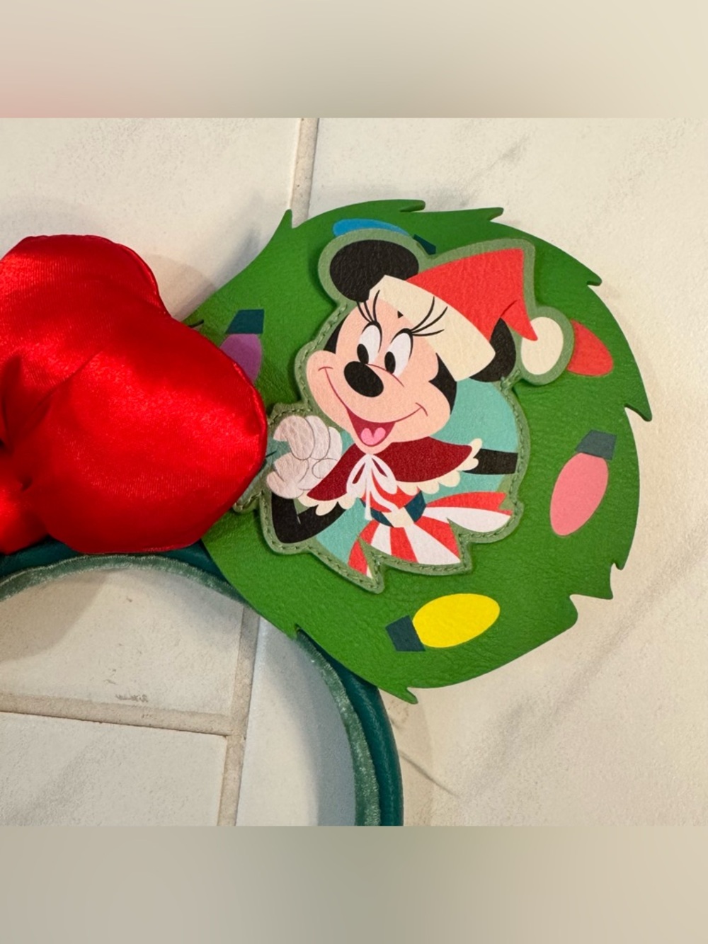Disney Loungefly Ears Headband - 2023 Holiday Mickey & Minnie - Picture 4 of 5